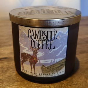 Bath & Body Works 3 wick candle Campsite Coffee